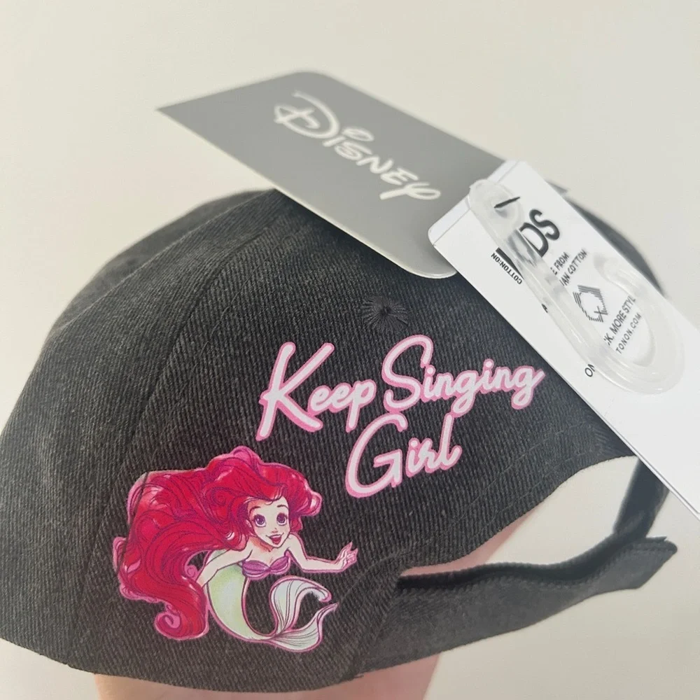 Ariel The Little Mermaid Kids Cap, Disney- NWT